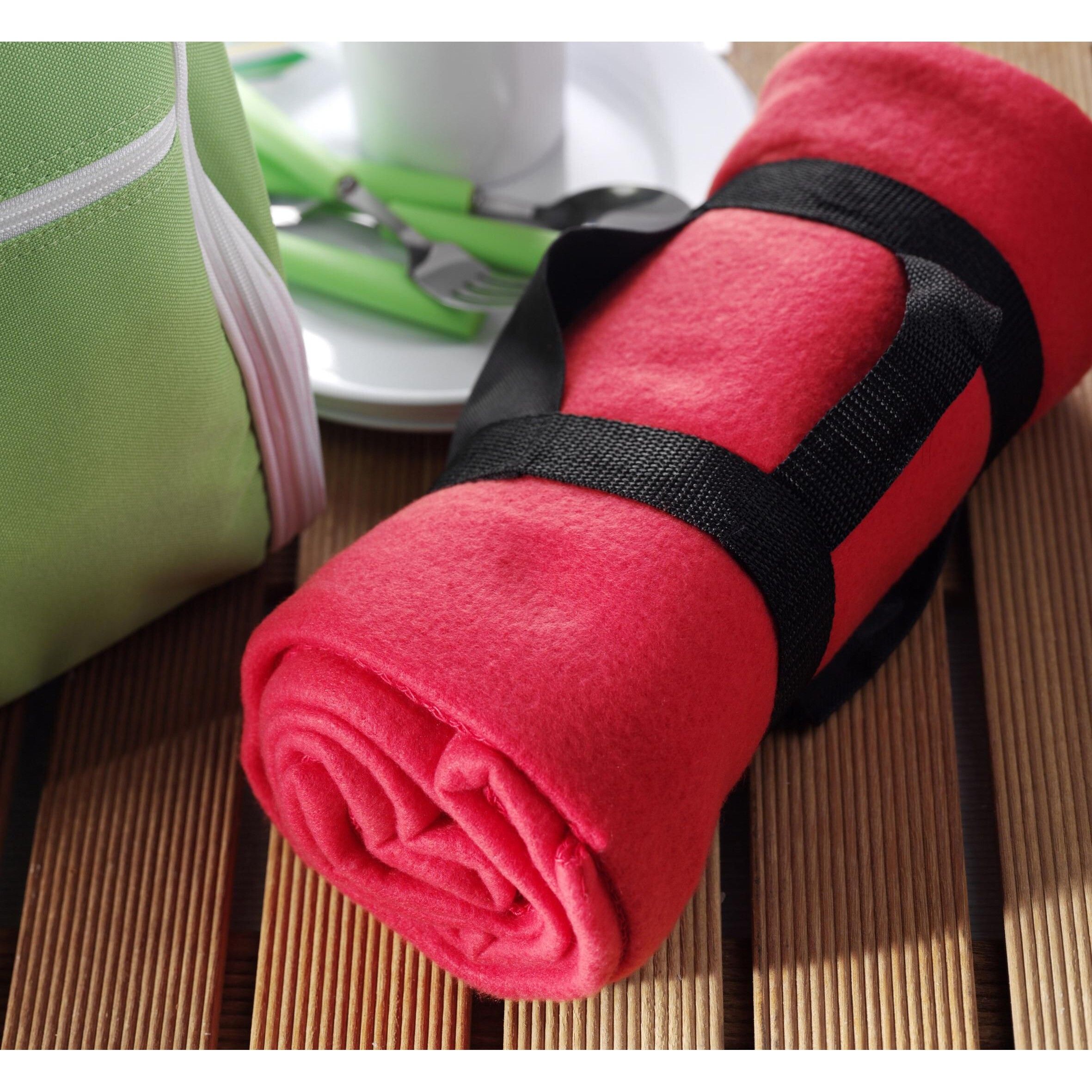 Fleece-Picknickdecke Nora - grün-751