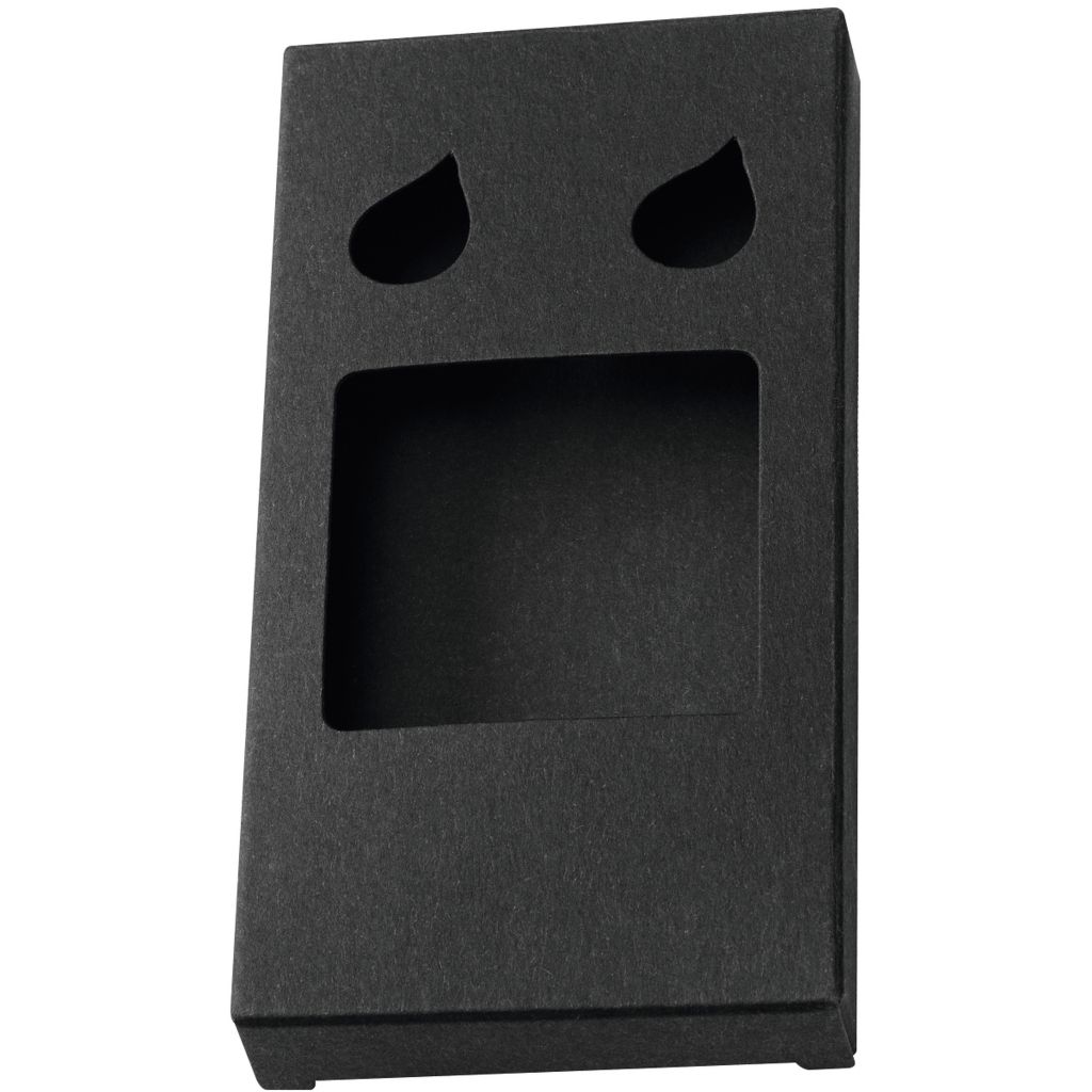 Pappfaltschachtel Verpackung Etui - schwarz-445
