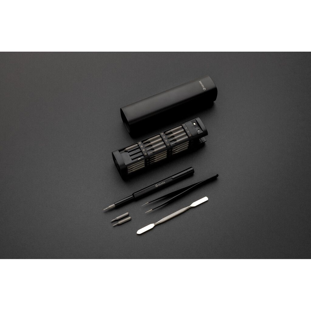 Gear X 46-tlg. Präzisions-Bit-Set aus RCS recyc. Aluminium - schwarz-618