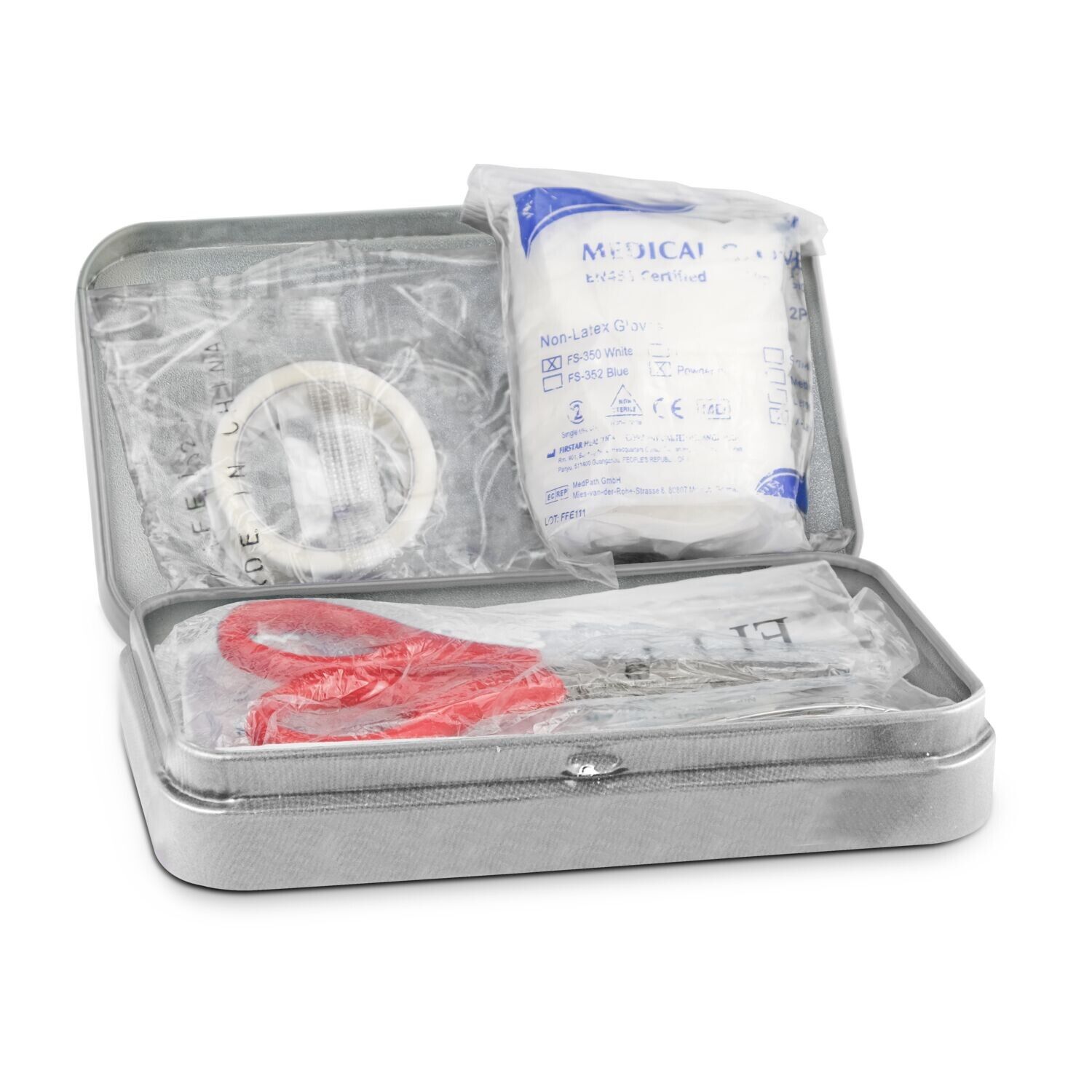 First Aid Box Compact, 27-teilig in Metalldose-849