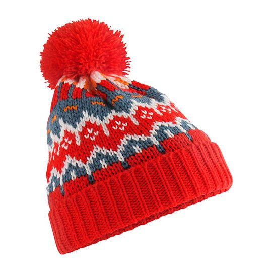 Retro Ski Beanie - alpine racer-782