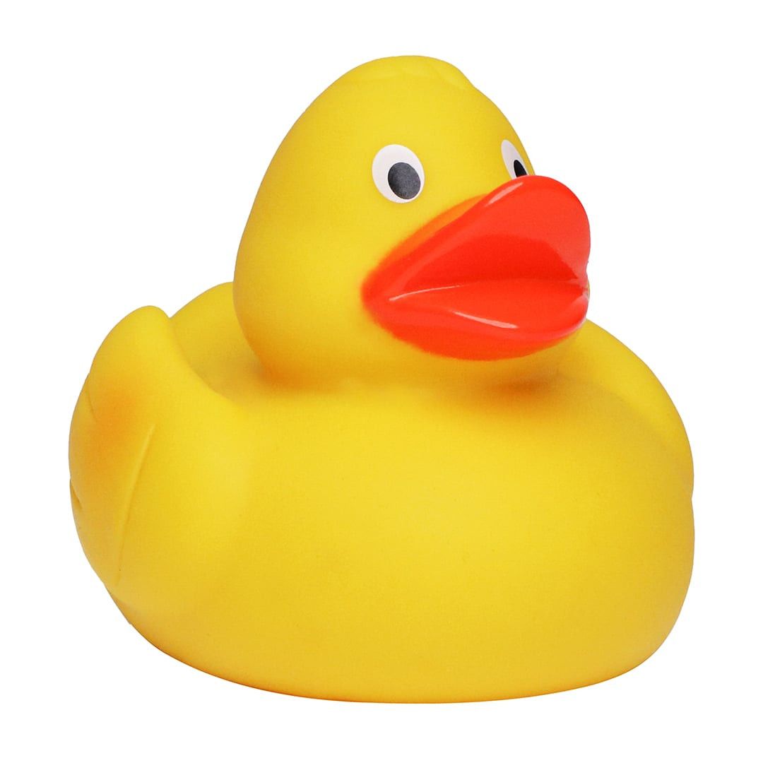 Spezial Badeente für Entenrennen groß - gelb - orange-600