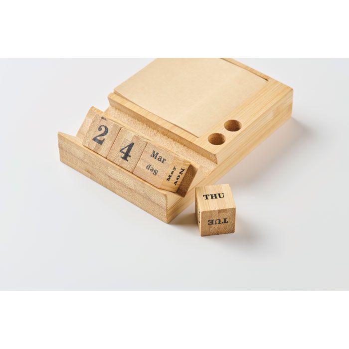 Tischkalender Bambus BOOTOP - holz-284