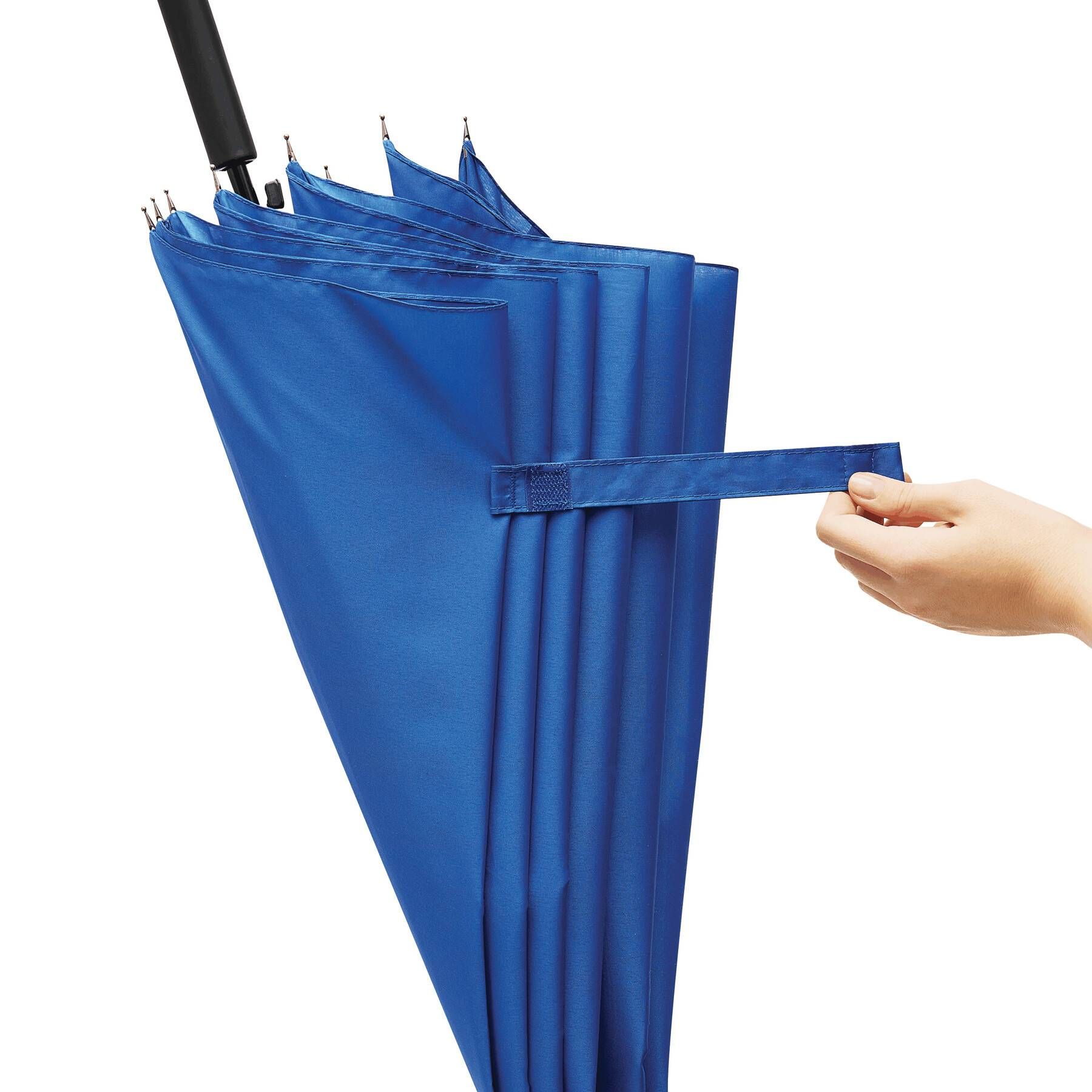 Windproof-Stockschirm WIND - blau-146