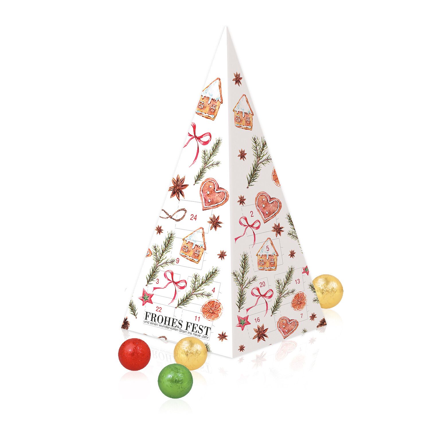 Adventskalender "Weihnachtspyramide" mit Fairtrade Schokolade-191