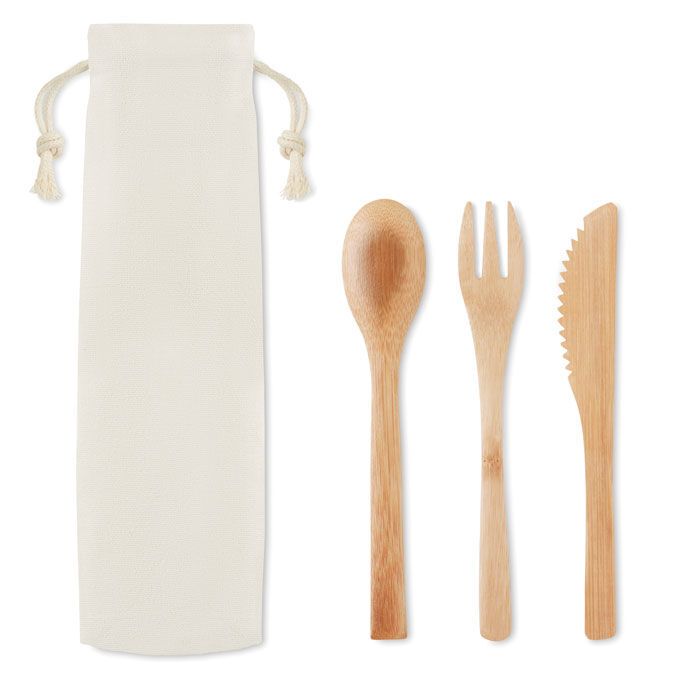 Besteck-Set Bambus SETBOO - beige-871