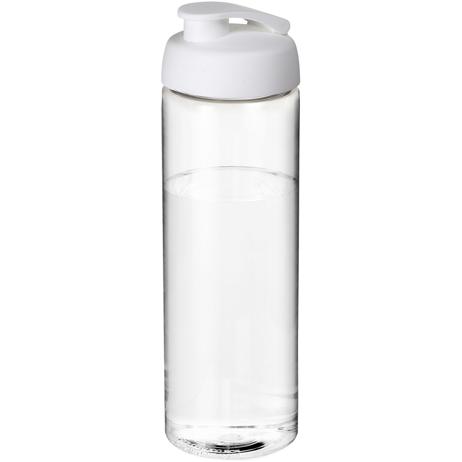 H2O Active Vibe 850 ml Sportflasche mit Klappdeckel - transparent -  weiss-558