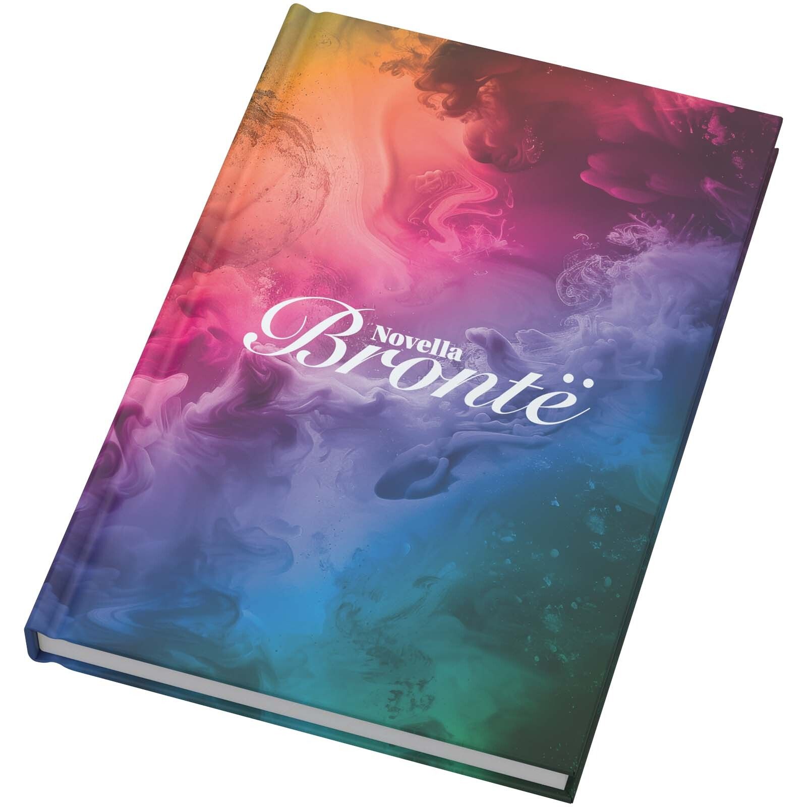 Novella Brontë A5 Hardcover Notizbuch mit mattem Finish – 100 Blatt - weiss-485