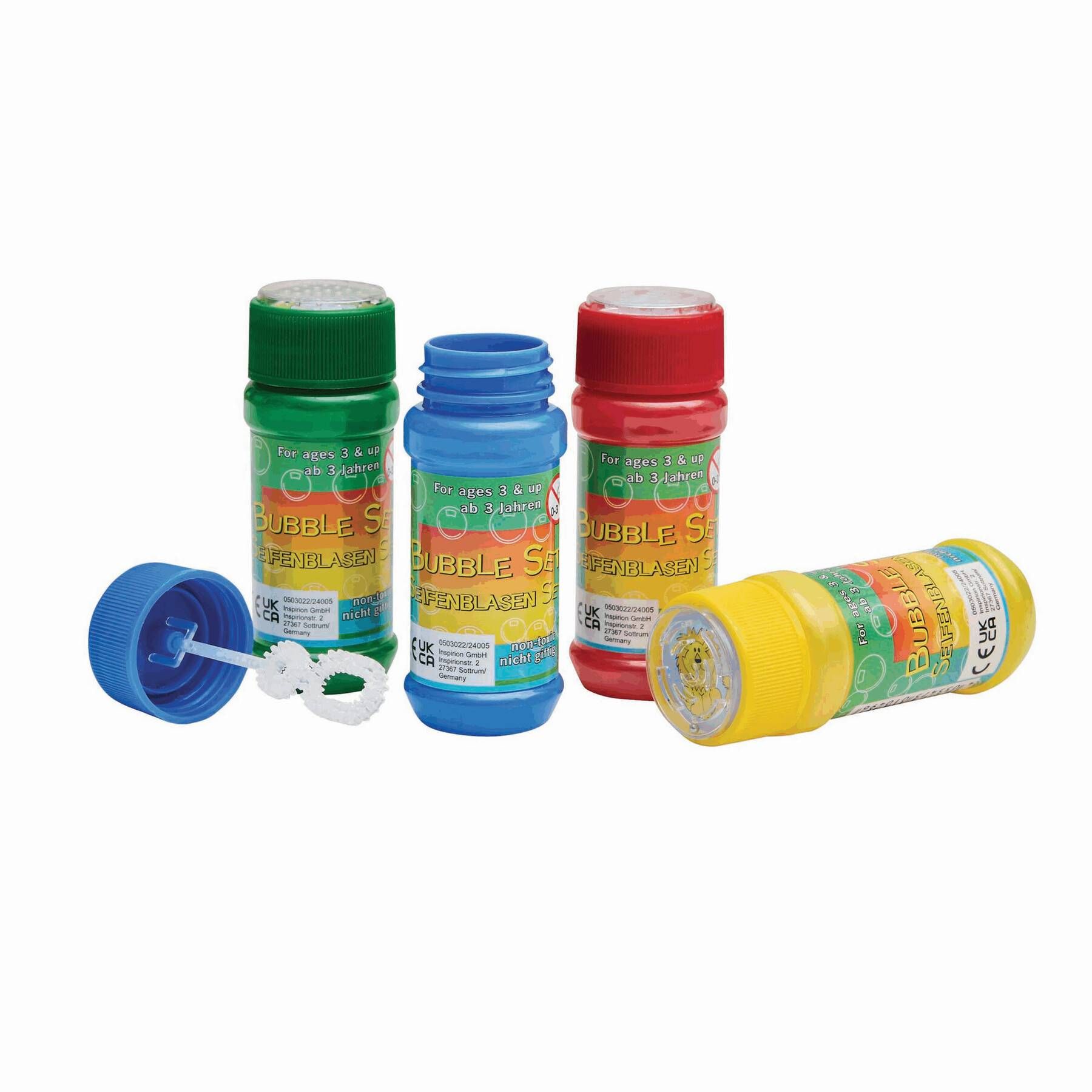 Seifenblasen AIR BUBBLE, 4 sortierte Farben, Preis pro Stück - bunt-318