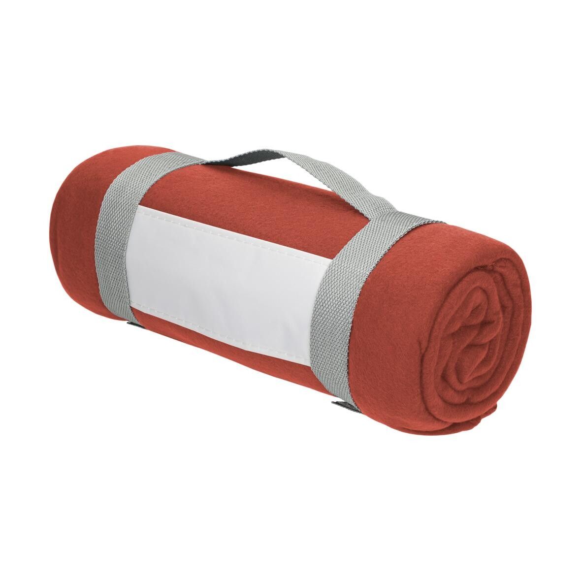 Fleecedecke Basic, 150x120 cm - rot-59