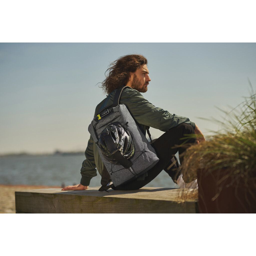 Urban schnitthemmender Anti-Diebstahl-Rucksack - grau-535