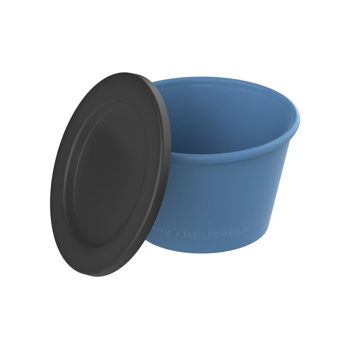 Dipbecher ToGoPlus, 100 ml - geselliges grün - schwarz-729
