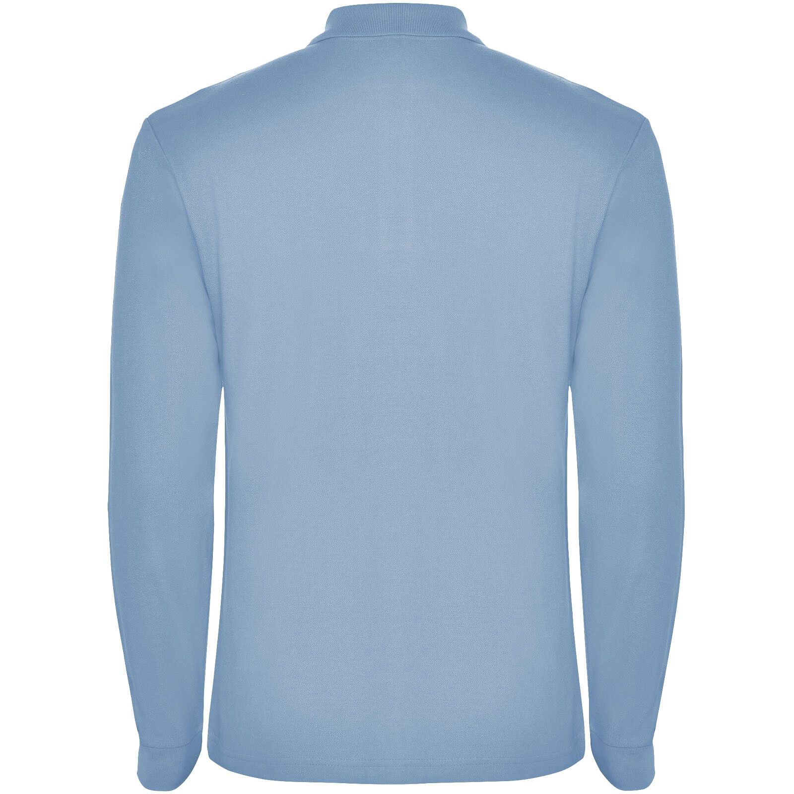 Estrella Langarm Poloshirt für Herren - himmelblau - XL-295