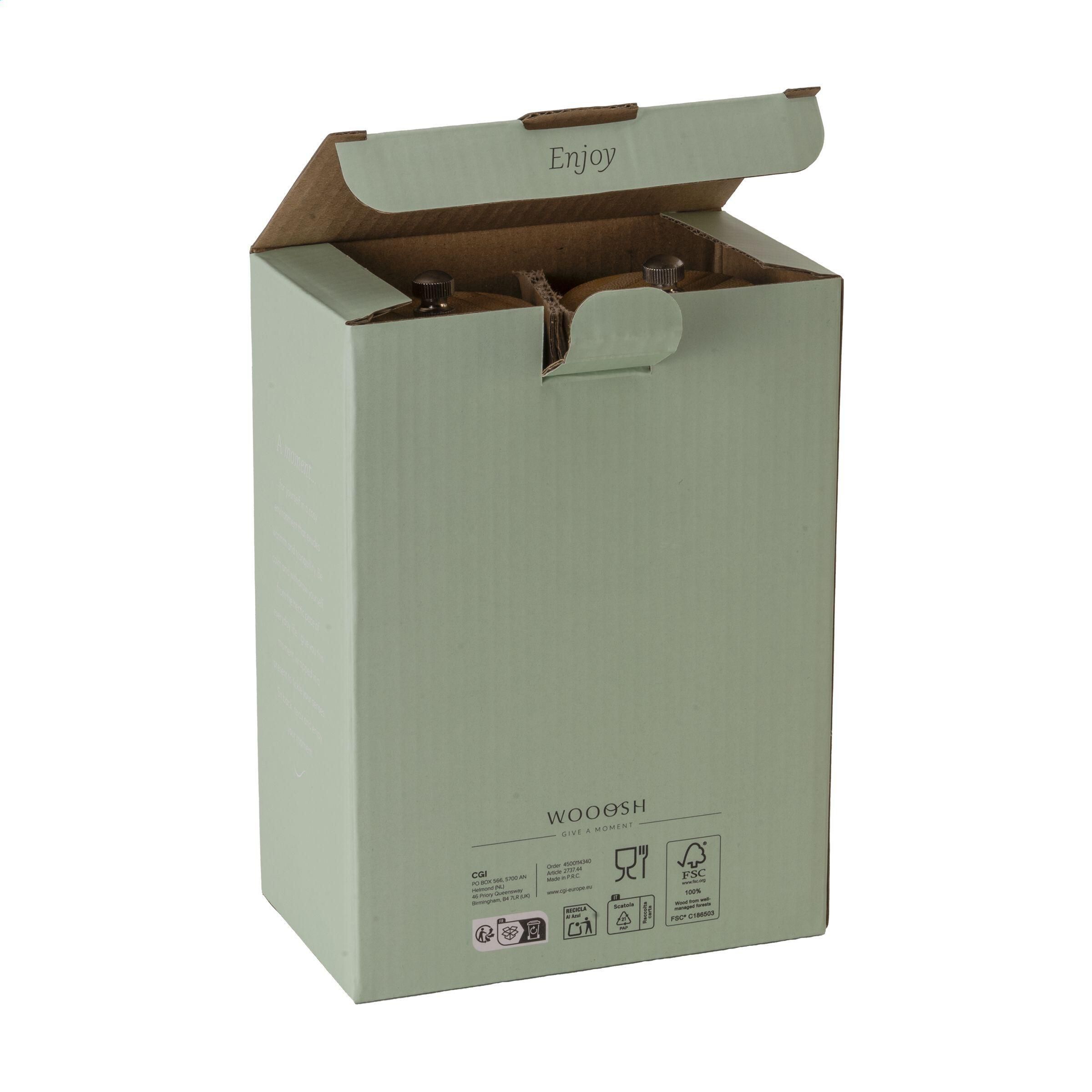 Wooosh Aiko Pepper & Salt Salz- und Pfefferstreuer - holz-523