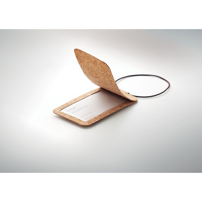 Gepäckanhänger Kork OVALIS - beige-348