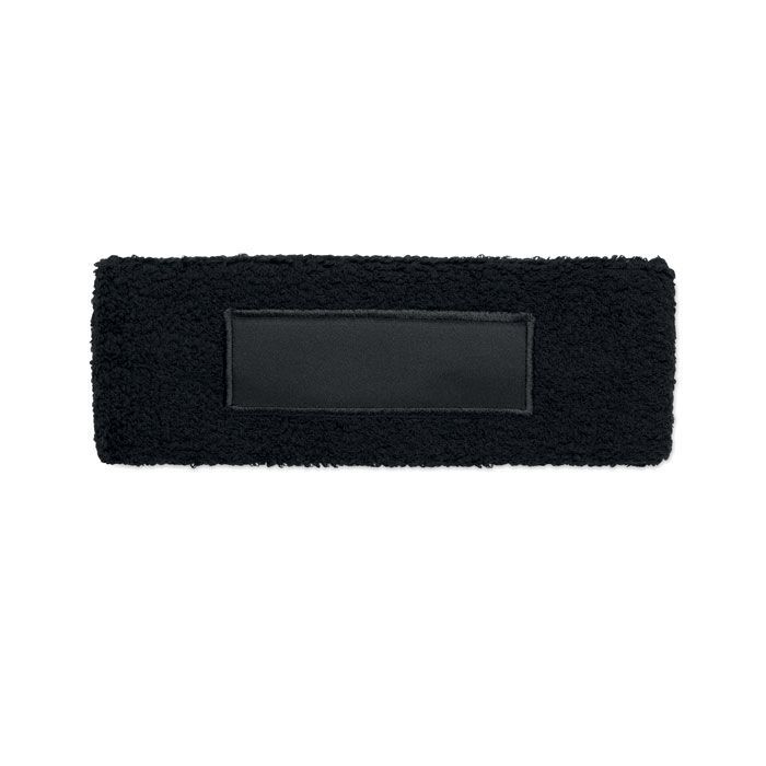 Stirnband Polycotton ATAMA - schwarz-640