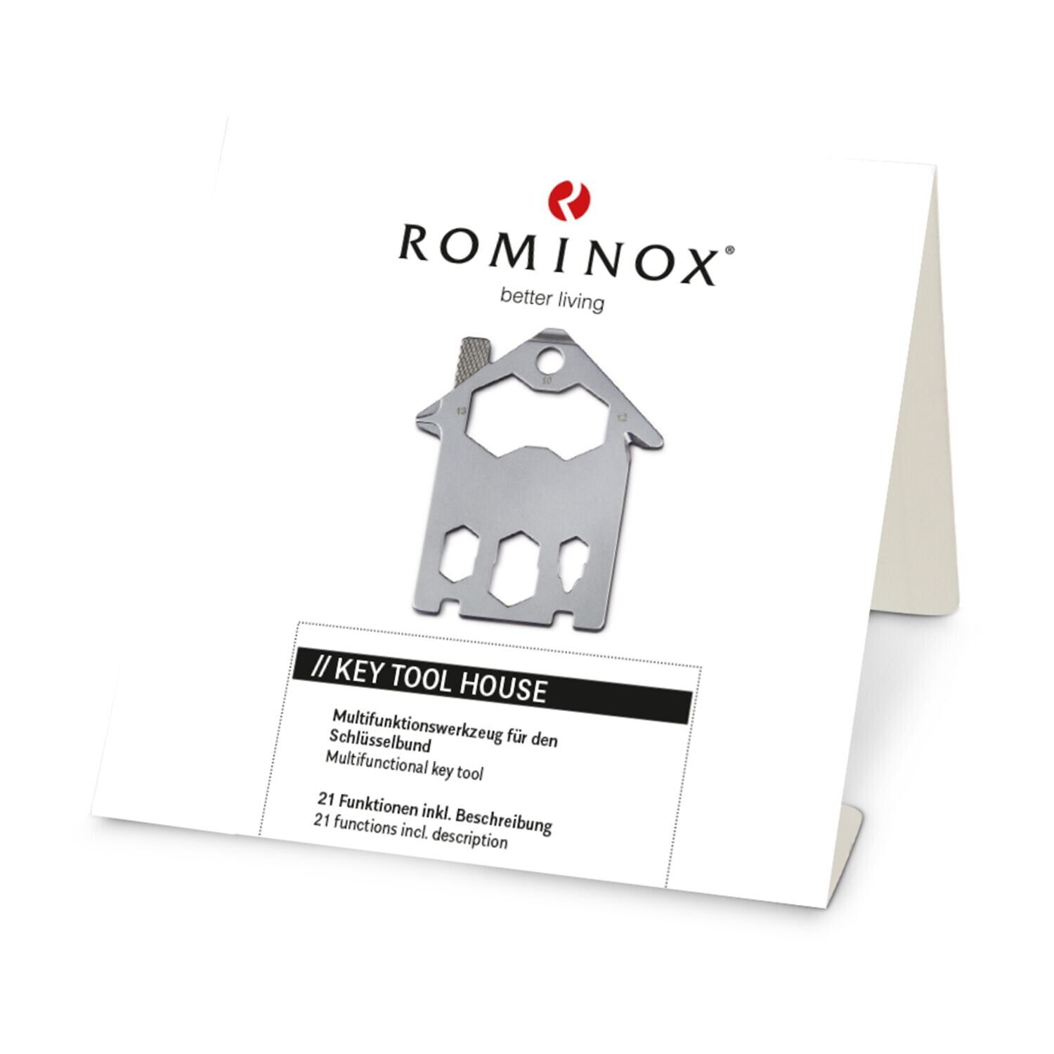 ROMINOX® Key Tool House - 21 Funktionen (Haus)-838