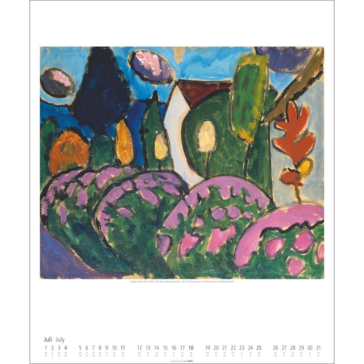 Gabriele Münter - Kunst & Kultur Kalender-974