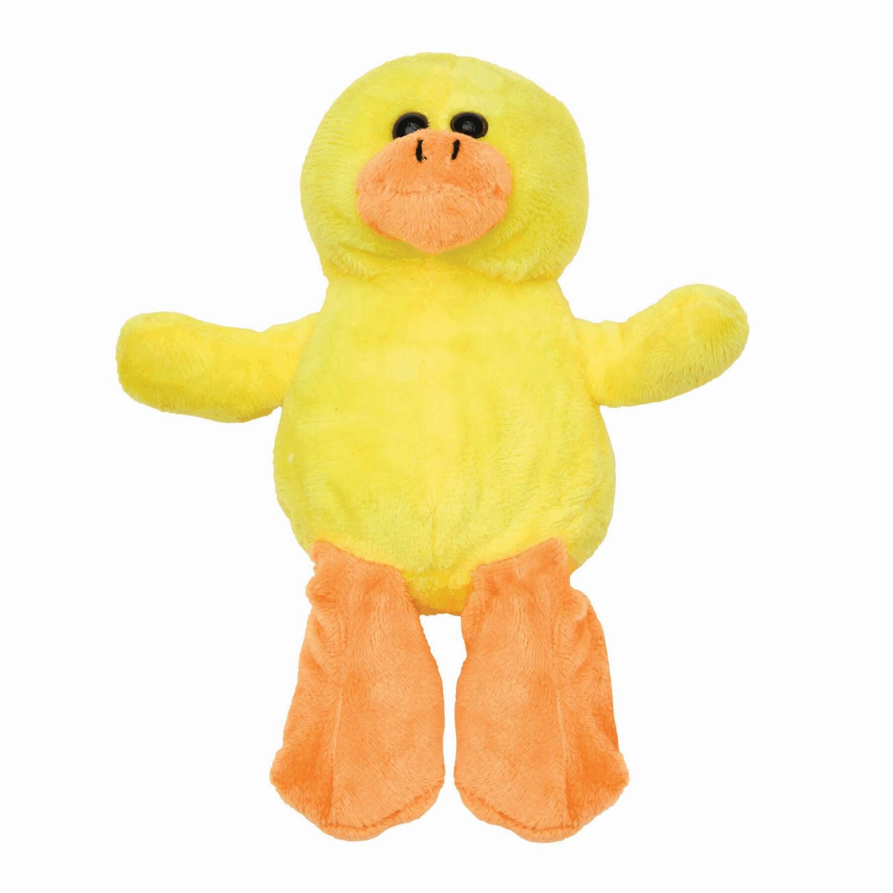 Plüsch-Ente LENI - gelb - orange - weiß-398