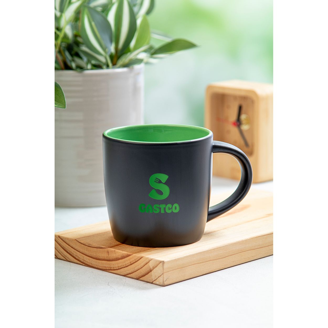 Sculptus Tasse - grün - schwarz-301