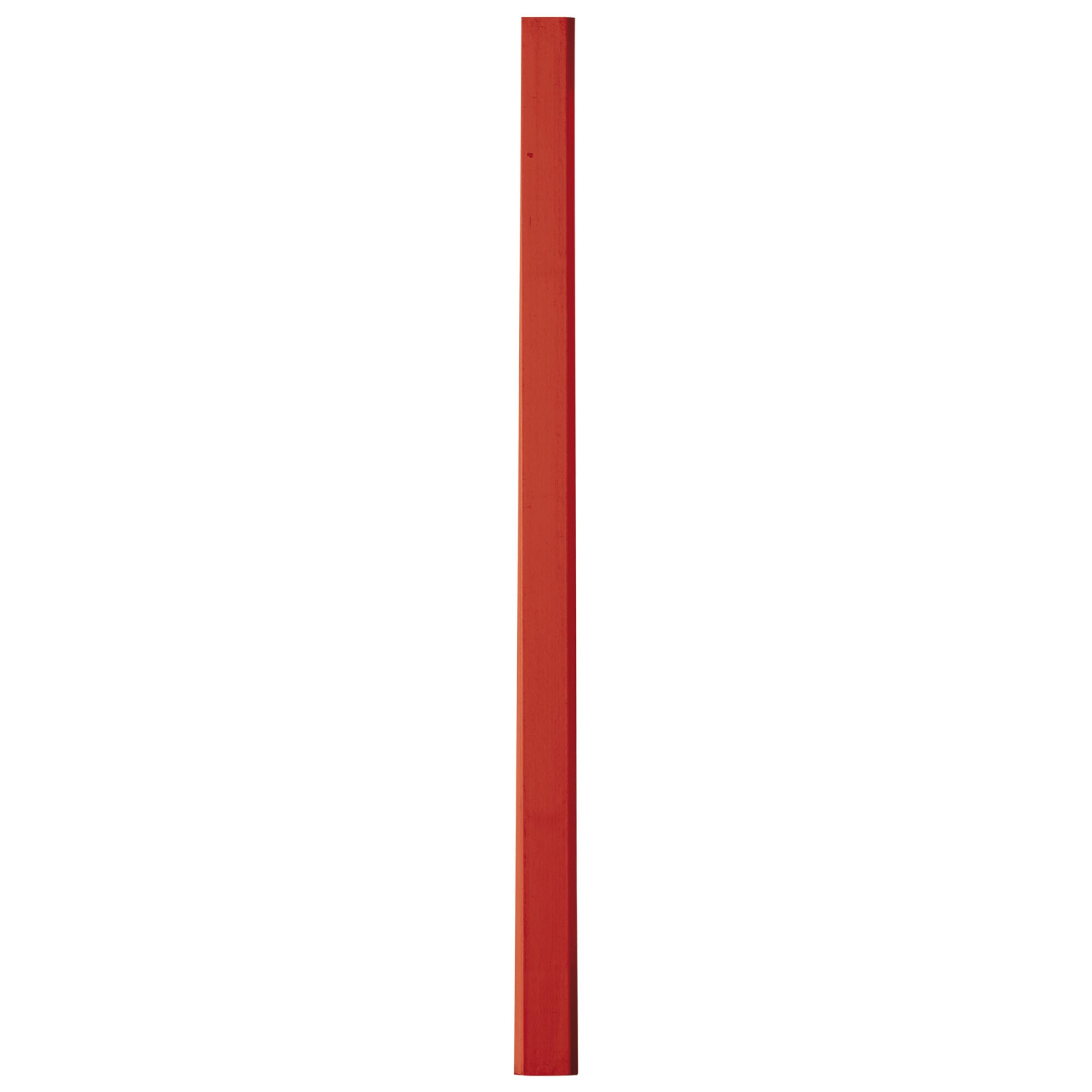 Zimmermannsbleistift 25cm - rot-343