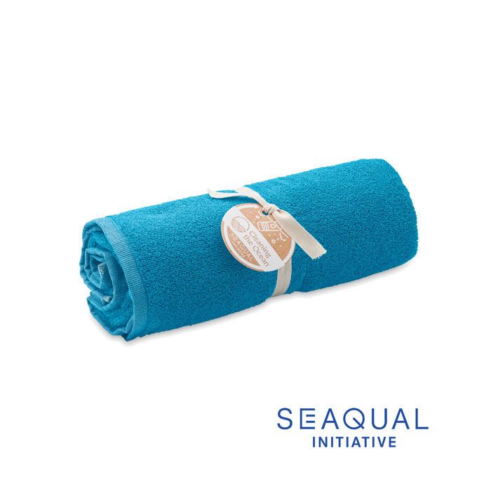 SEAQUAL® Handtuch 70x140cm SAND - türkis-199