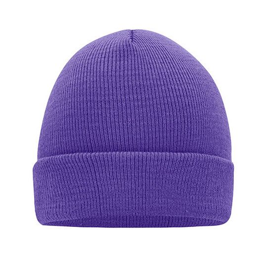 Knitted Cap - dark purple-206