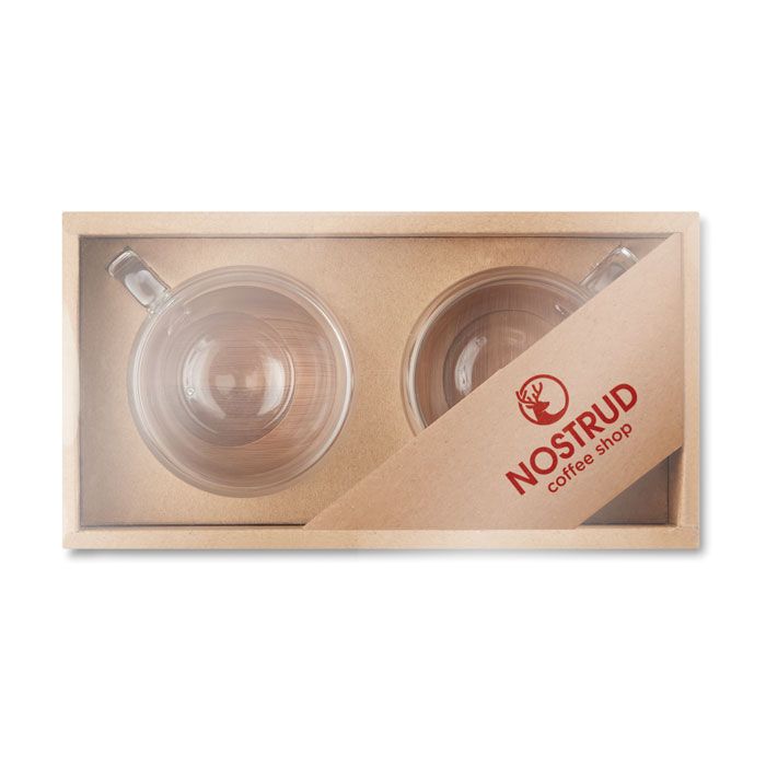 Set mit 2 Espressogläsern BELIZE - transparent-968