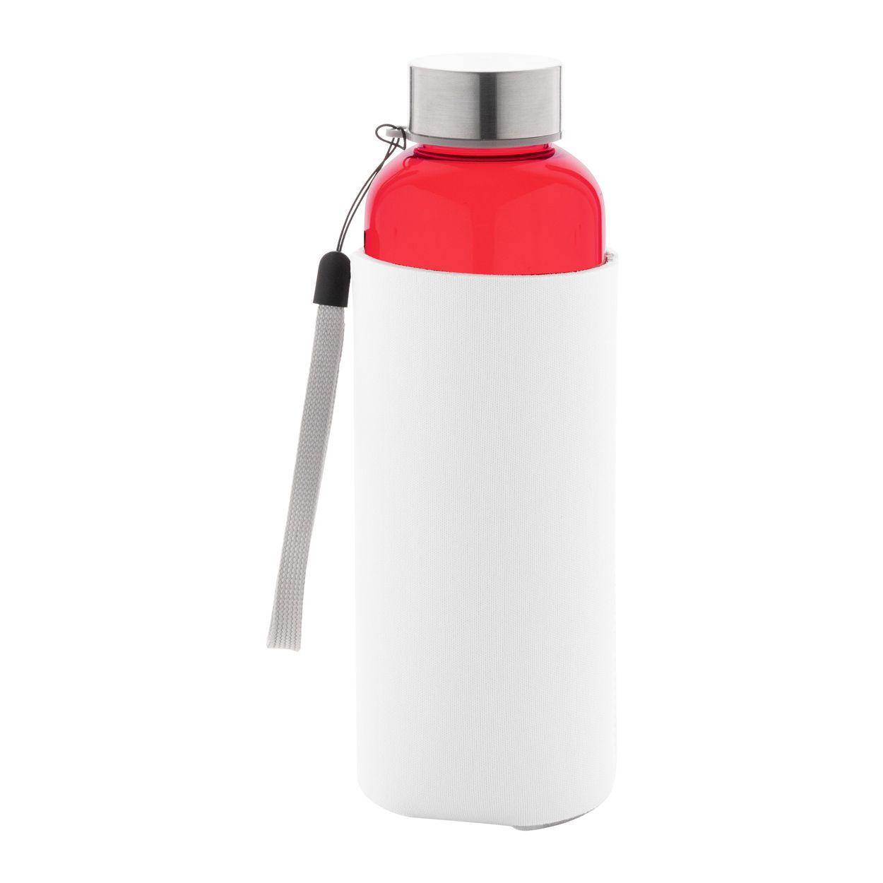 Pemba Creative RPET Flasche - rot - weiß-751