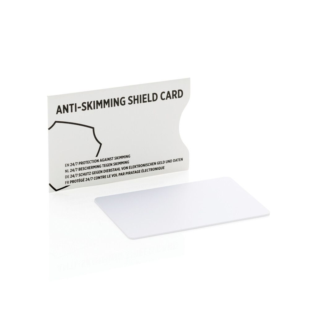 RFID Anti-Skimming-Karte mit aktivem Störchip - weiß-433