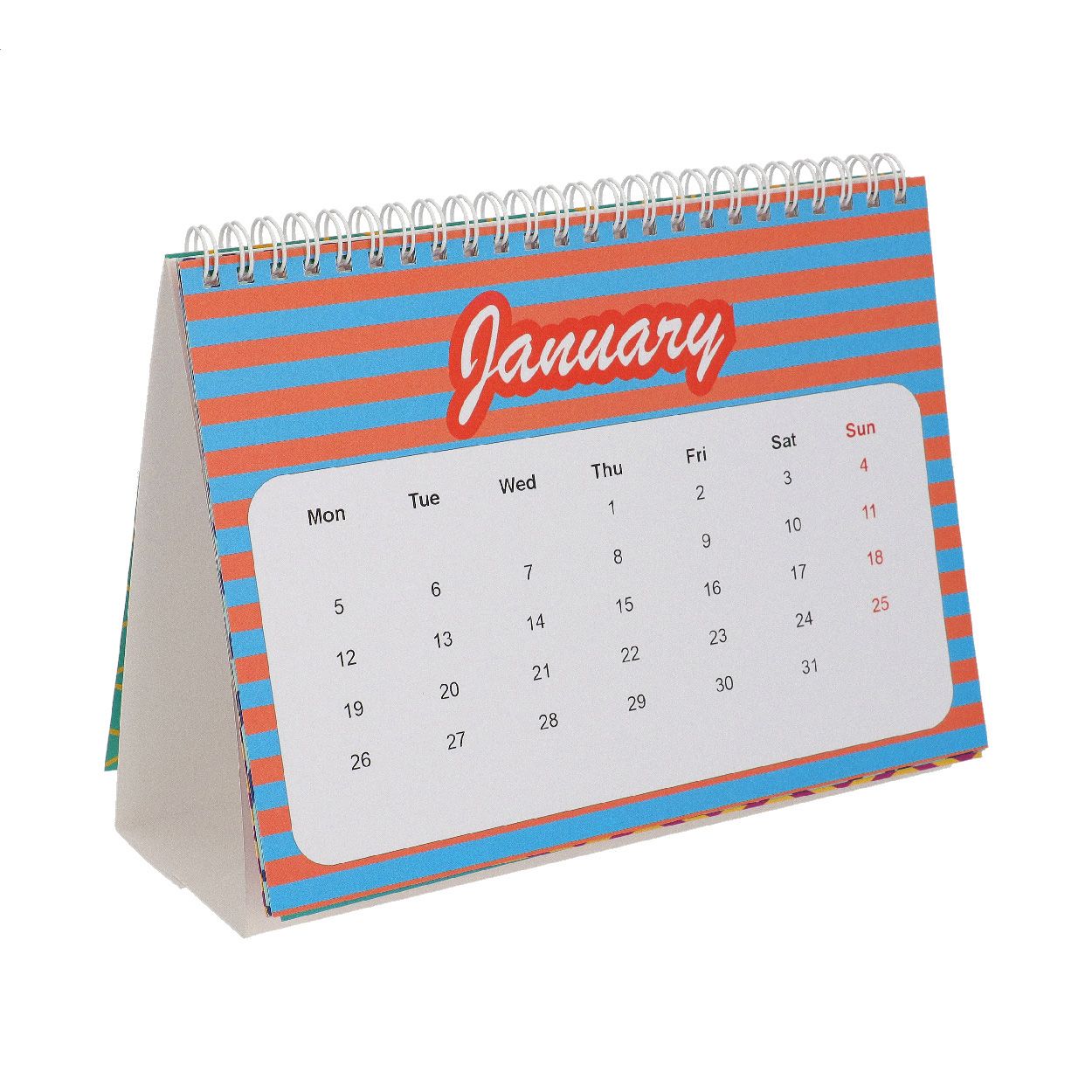 CreaDate Desk Individueller Tischkalender - weiß-752
