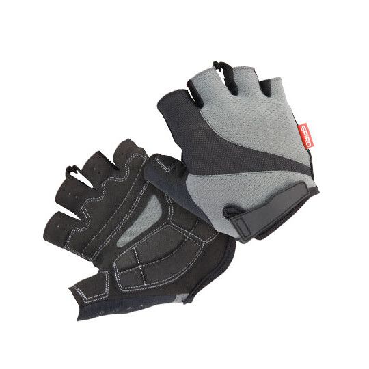 Unisex Bikewear Short Gloves - grey - black-643
