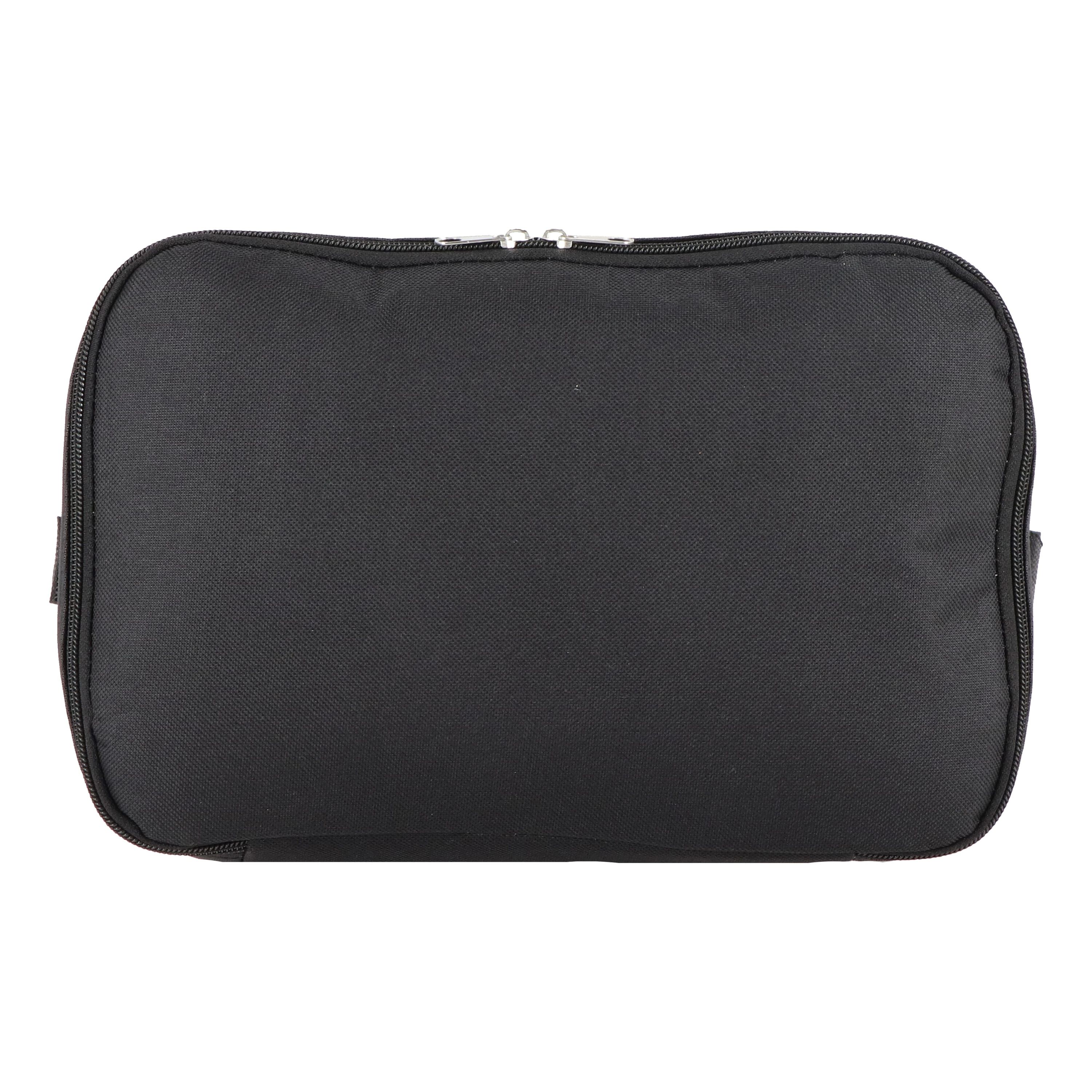 R-PET 600D Doppelfach-Kühltasche 30 x 20 x 25cm 12L - schwarz-234