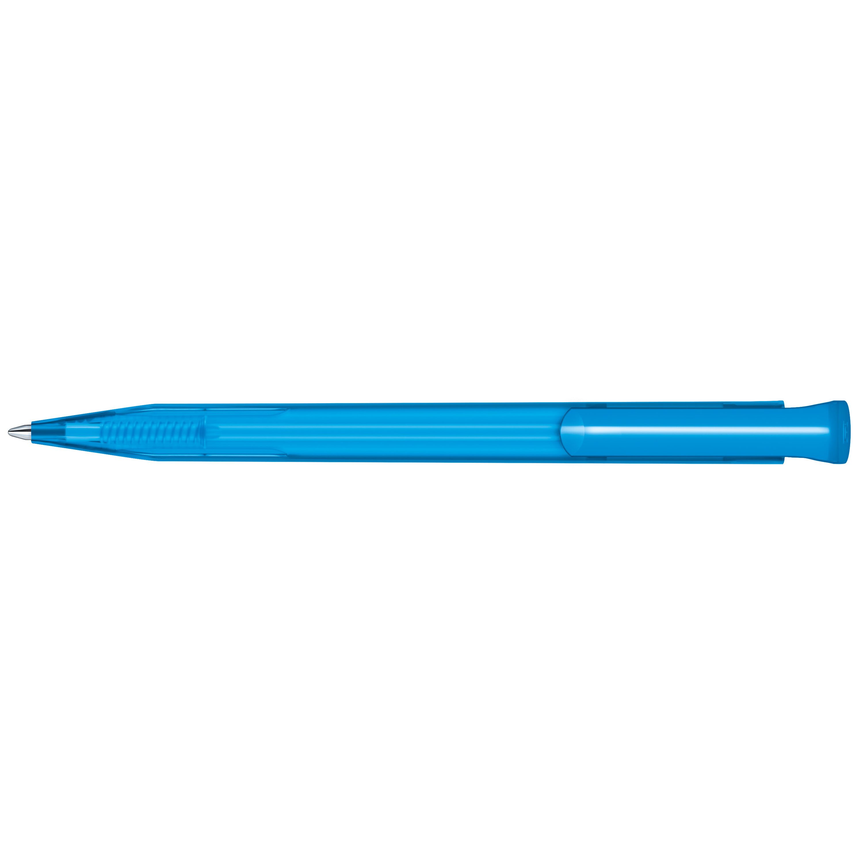 Super Hit Frosted Druckkugelschreiber - cyan-997