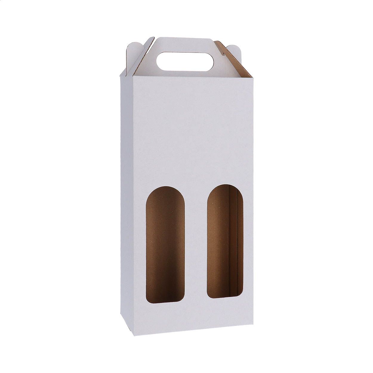 CreaBox Wine D Weinkarton (160 x 370 x 80 mm) - weiß-620