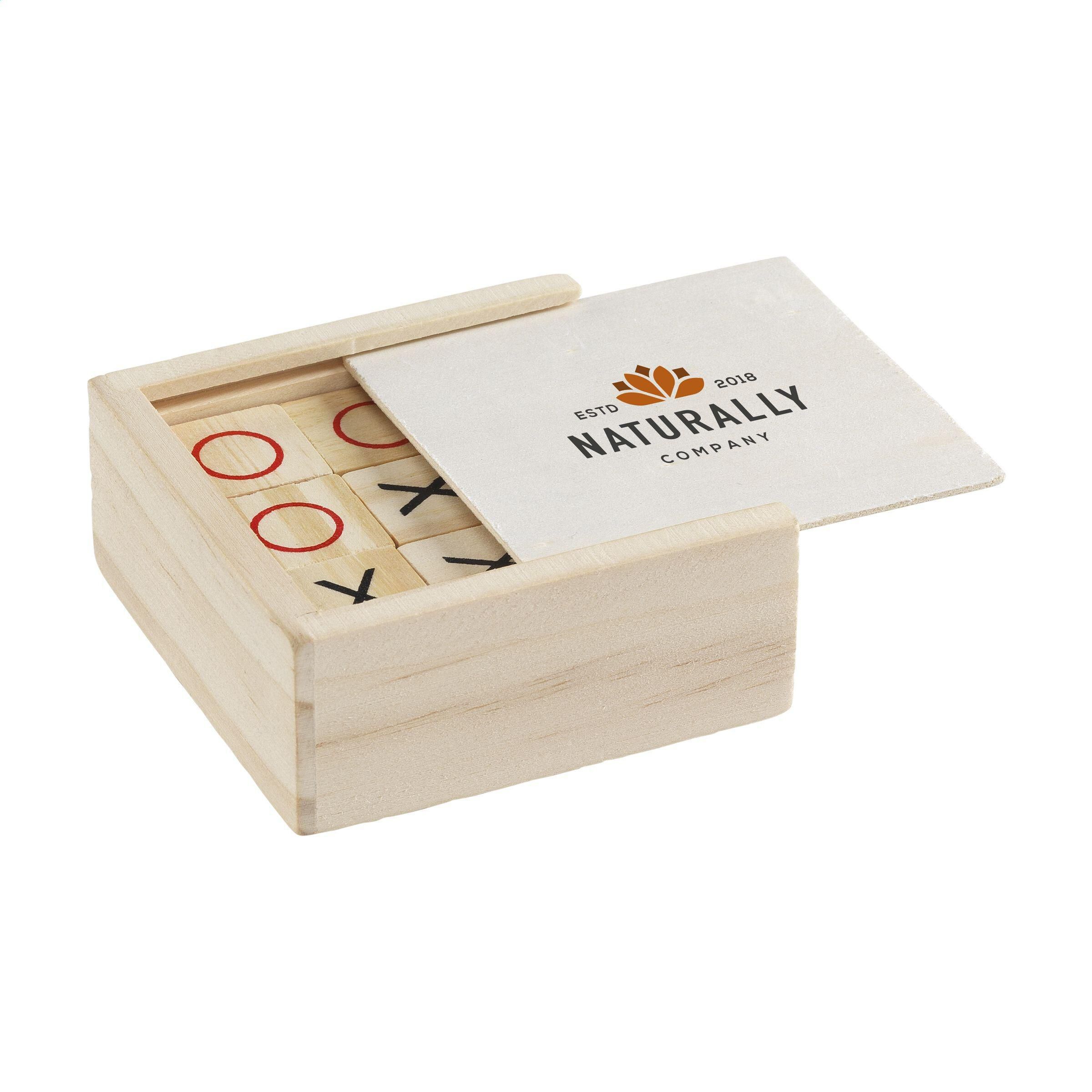 Tic Tac Toe Game Bamboo Spiel - holz-507