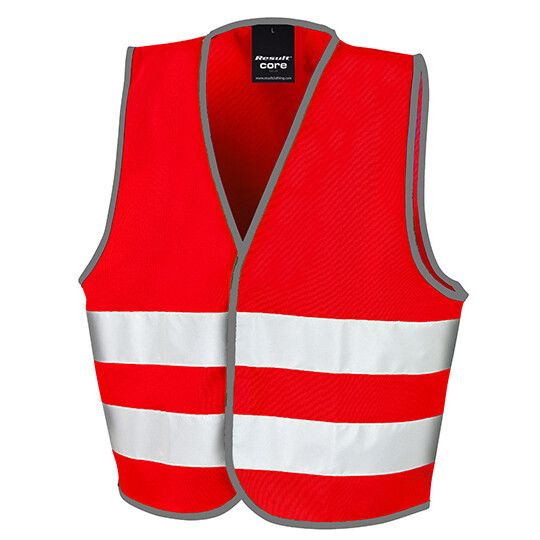 Junior Safety Vest - red-70