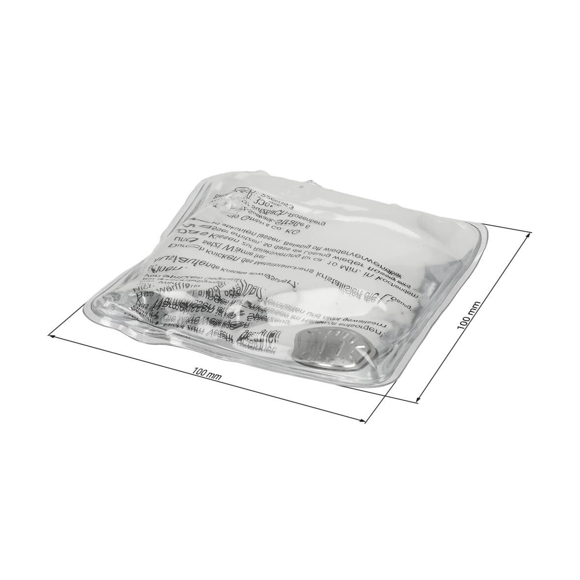 Gel-Wärmekissen Quadrat - transparent-996