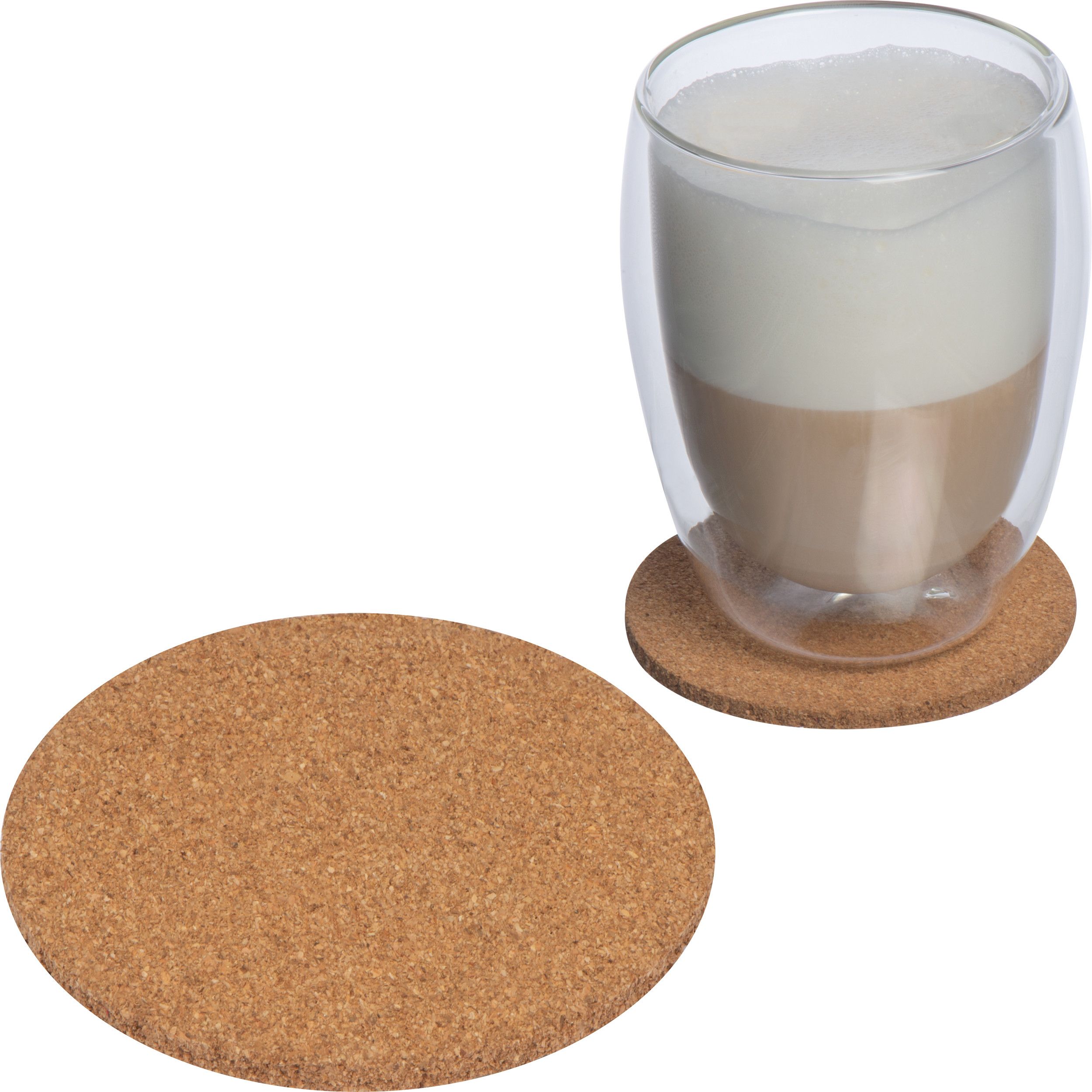 Kork Untersetzer - beige-142