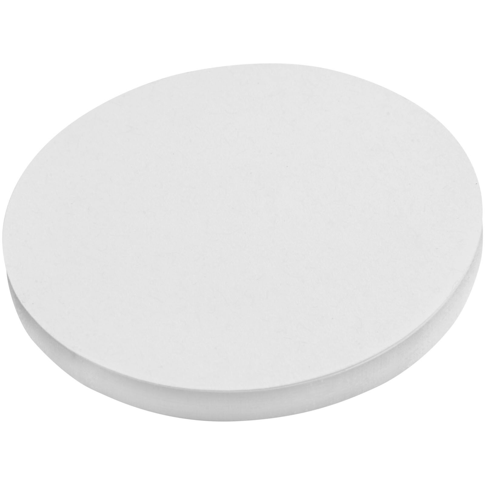 Sticky-Mate runde recycelte Haftnotizen  - weiss-292