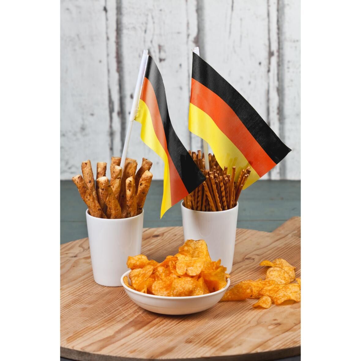 Deko-Fahnen Set Stick Deutschland, 11er Set - Deutschland-Farben-798