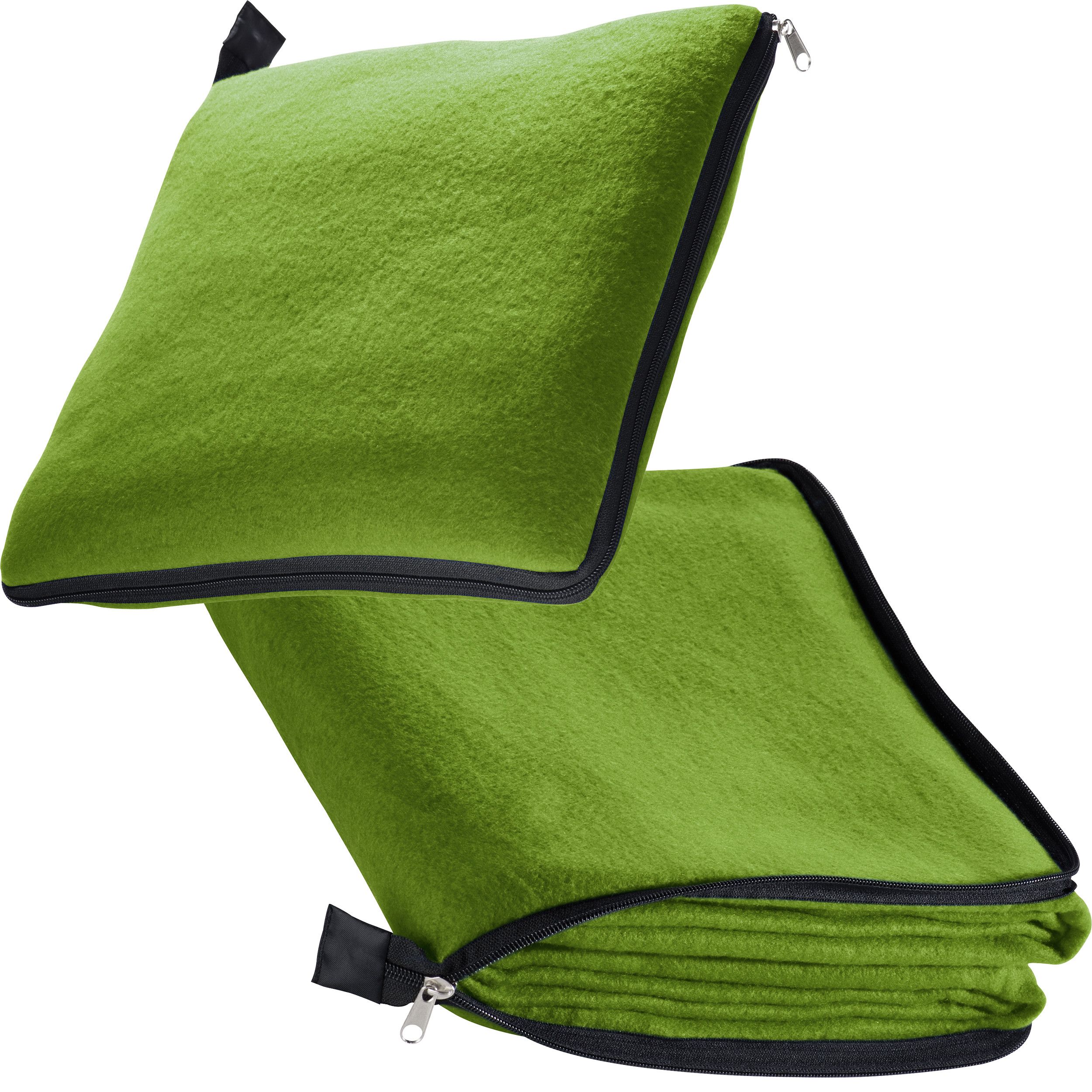 2in1 XL-Fleece-Decke/Kissen Radcliff - apfelgrün-27