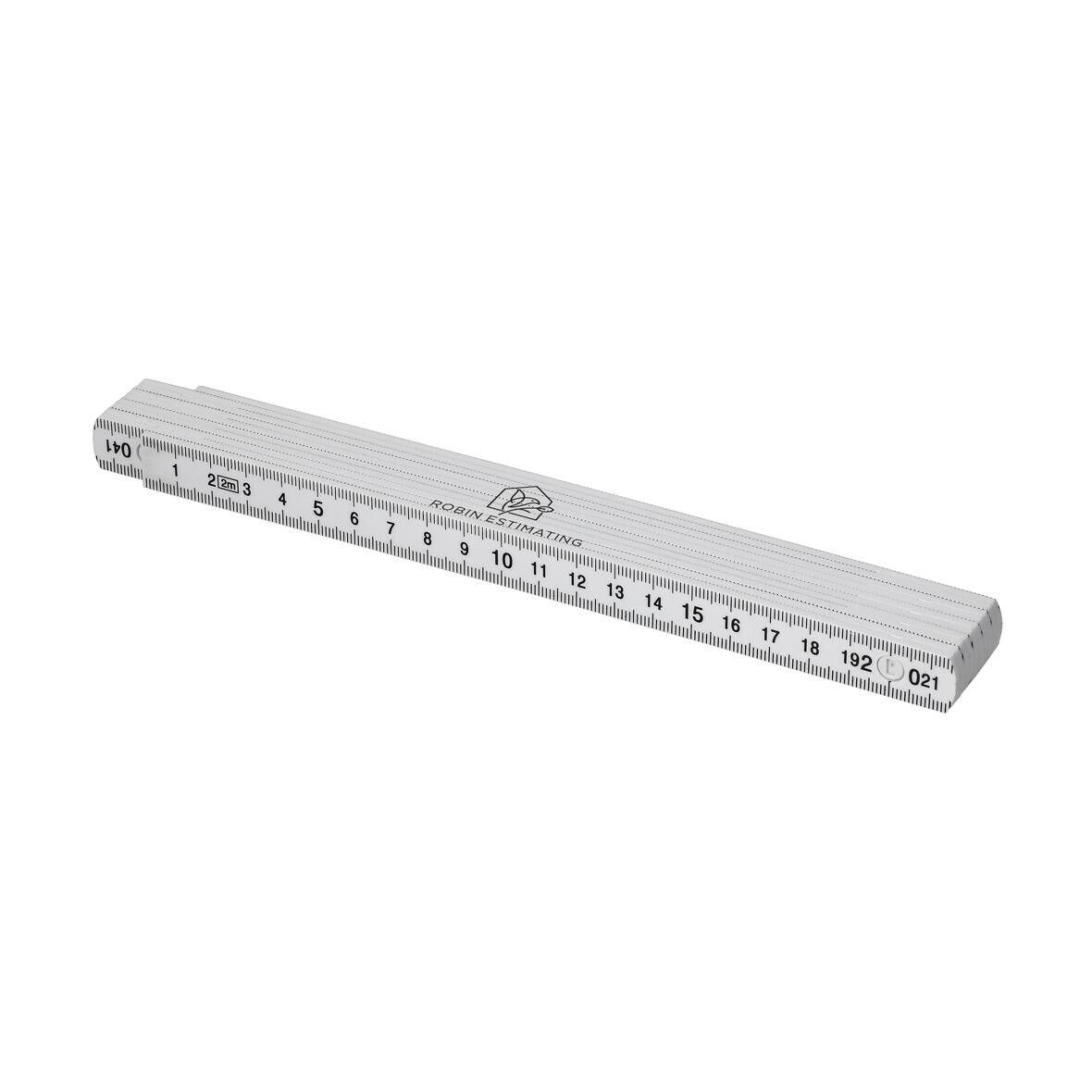 Zollstock Dimension 2 m - weiß-953