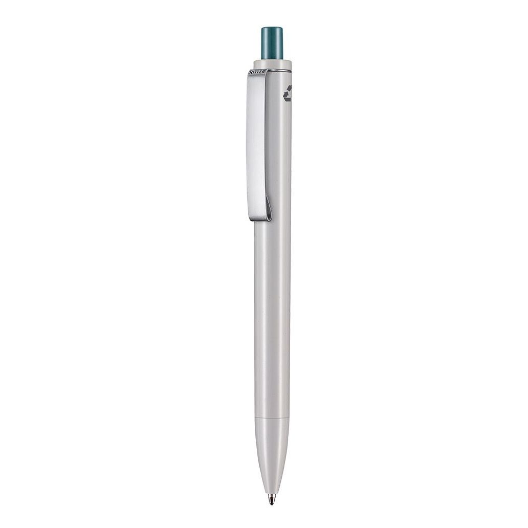 Kugelschreiber EXOS RECYCLED P - grau  - nacht-blau-849