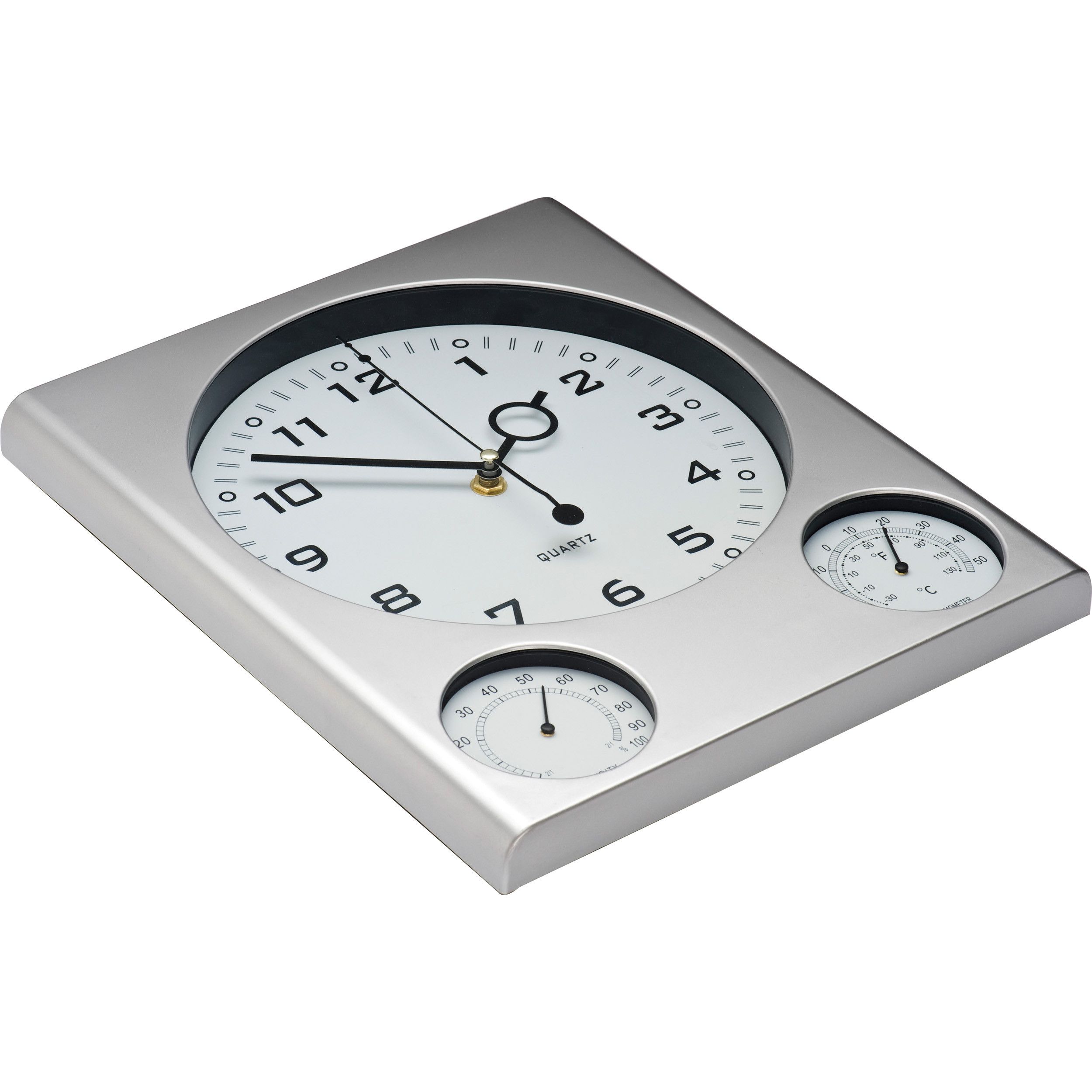 Wanduhr Den Haag - silbergrau-281