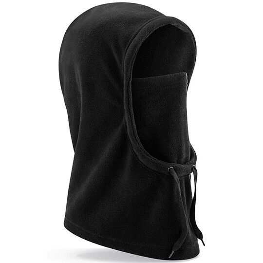 Recycled Fleece Hood - black-3