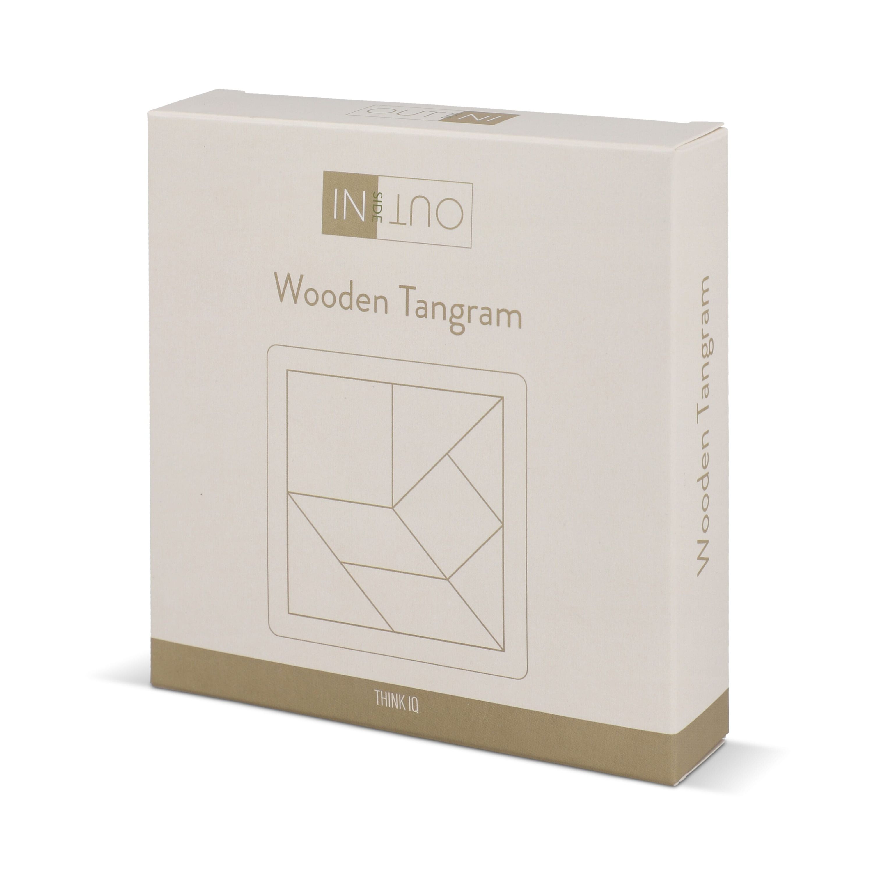 InSideOut Holz-Tangram think IQ puzzle - neon sortiment-311