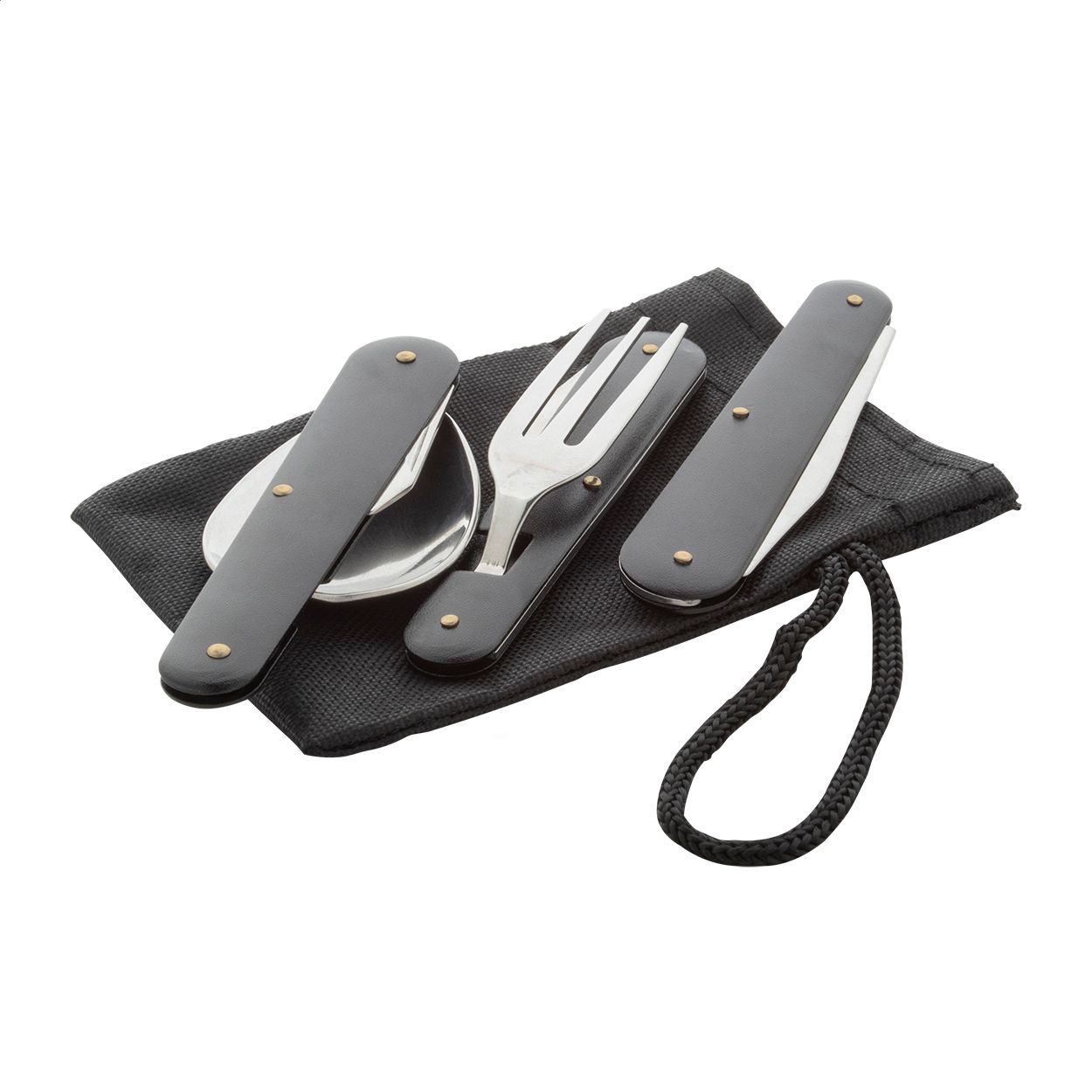Camping-Besteckset Platoon - schwarz-364