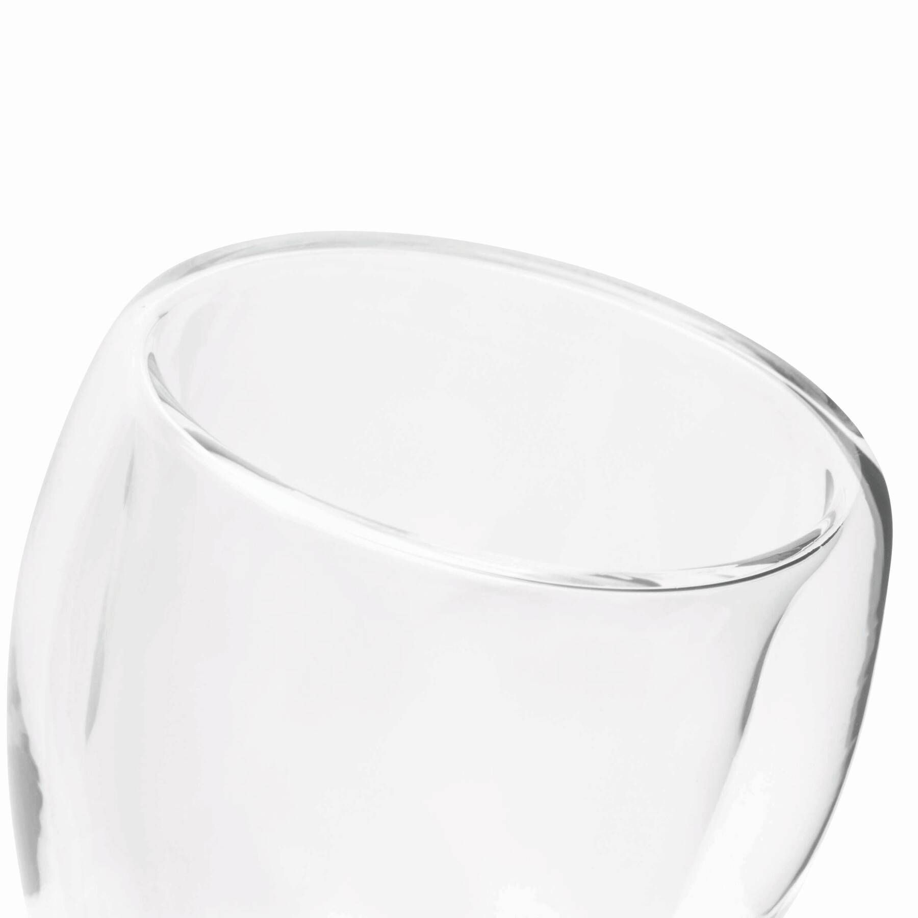 Gläser-Set, doppelwandig: 2er Set DRINK LINE S - transparent-225