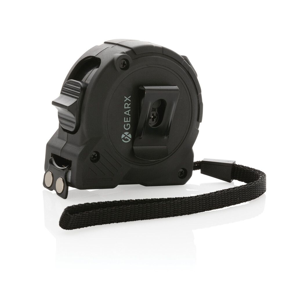 Gear X 5m Maßband mit langsamer/schneller Rückzugsfunktion - schwarz-982